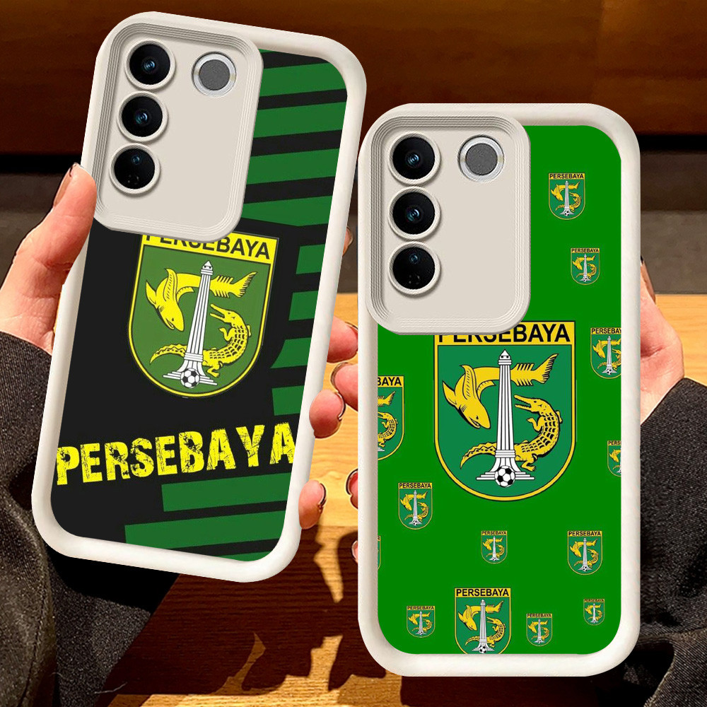 G-35 PERSEBAYA Casing สําหรับ VIVO Y81 Y81s V29 V29E Y100 Pro สีดําและสีขาว