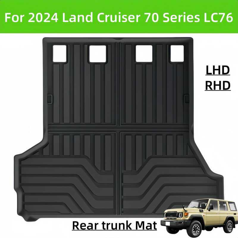 สําหรับ 2024 Land Cruiser 70 Series LC76 TPE เสื่อท้ายรถ