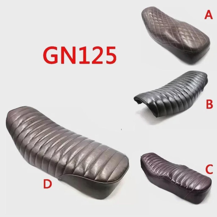 Brown Flat Brat Cafe Racer GN125 Seat Hump Fit for Suzuki GN125 GN400 GR650 GS GT