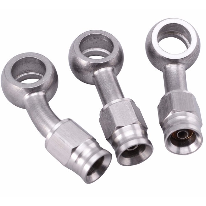 AN3 Stainless Steel Banjo Brake Hose Fitting for PTFE Brake Line