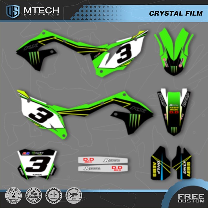 DSMTECH MOTOR For KAWASAKI KXF450 KX 450 2019 2020 2021 2022 2023 KXF250 KXF 250 2021-2024 Motorcyc