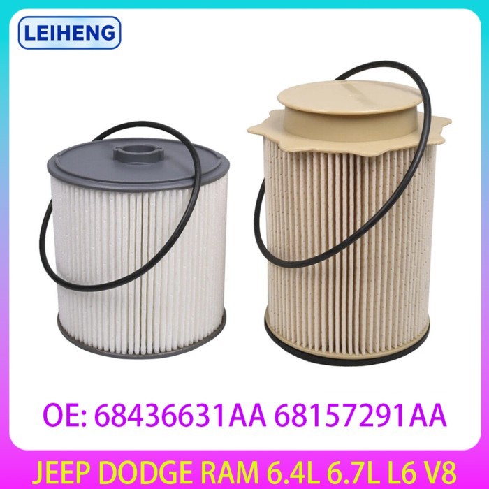 ENGINE PARTS Diesel Fuel Filter Set For DODGE RAM 1500 2500 3500 4500 5500 6.7L L6 6.7 L T 68436631