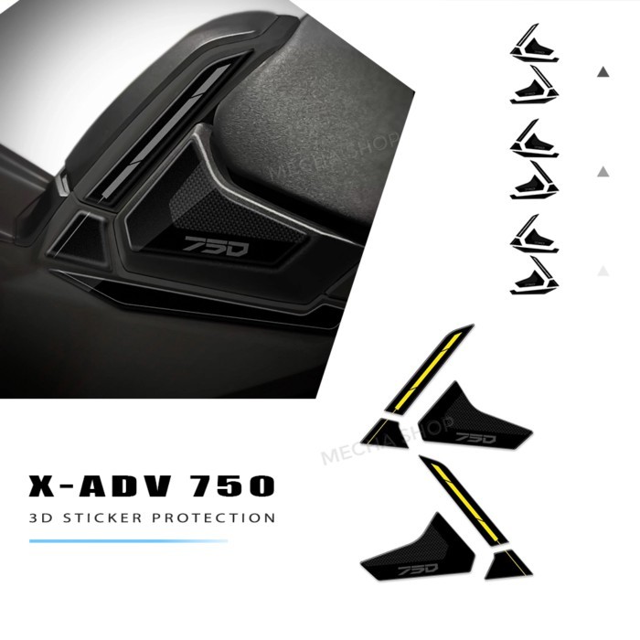 Motorcycle 3D resin compatible X ADV750 For Honda X-ADV 750 2025 Protected saddle plastic sticker u
