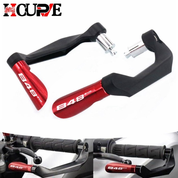 Motorcycle CNC Handlebar Grips Guard Brake Clutch Levers Guard Protector For 848 EVO 848EVO