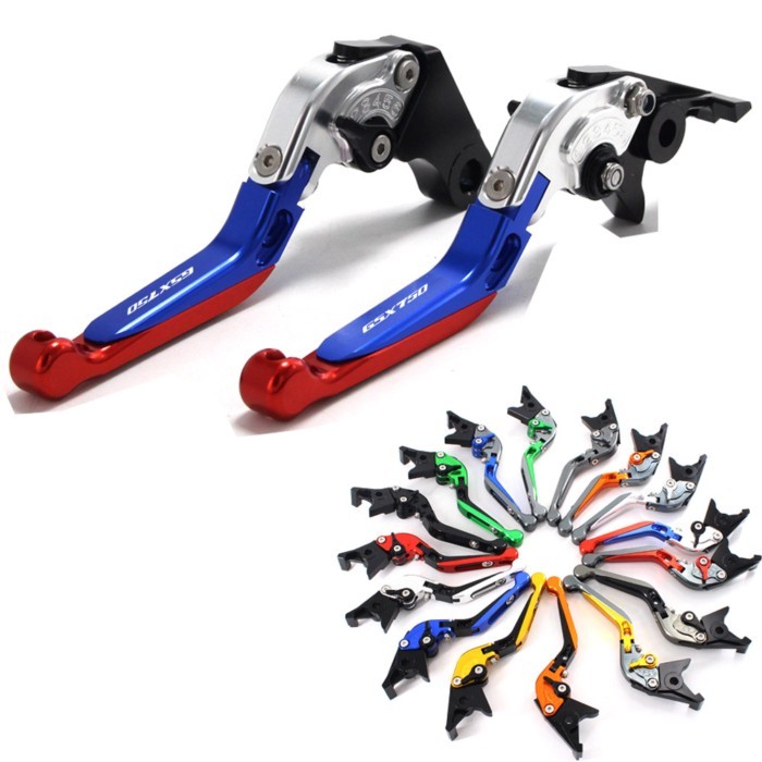 For SUZUKI GSX 750 INAZUMA GSX750 lnazuma GSX 750 1997-2000 Motorcycle Folding Extendable Adjustabl