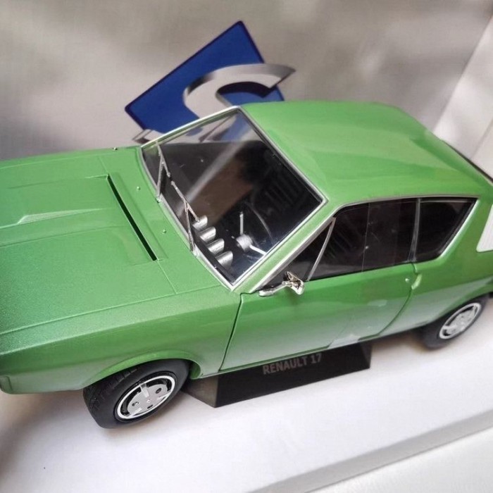 SOLIDO 1/18 RENAULT 17 1976 RENAULT Racing Model Alloy สามารถเปิดประตูซ้ายขวาได้