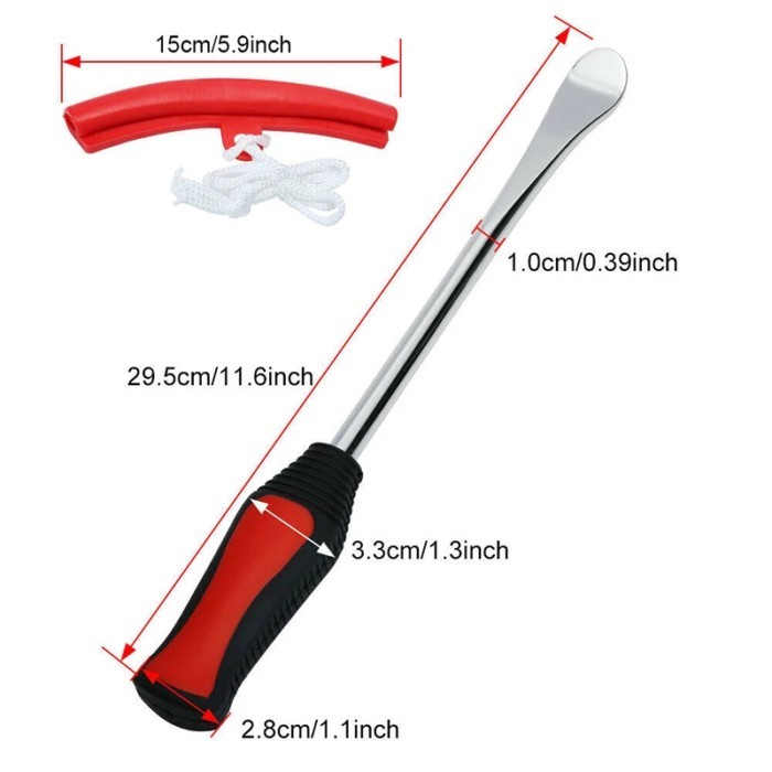 Car Motorcycle Bike Tire Replacement Rod Tire Spoon Crowbar Tool Wheel Hub Protector Professional T