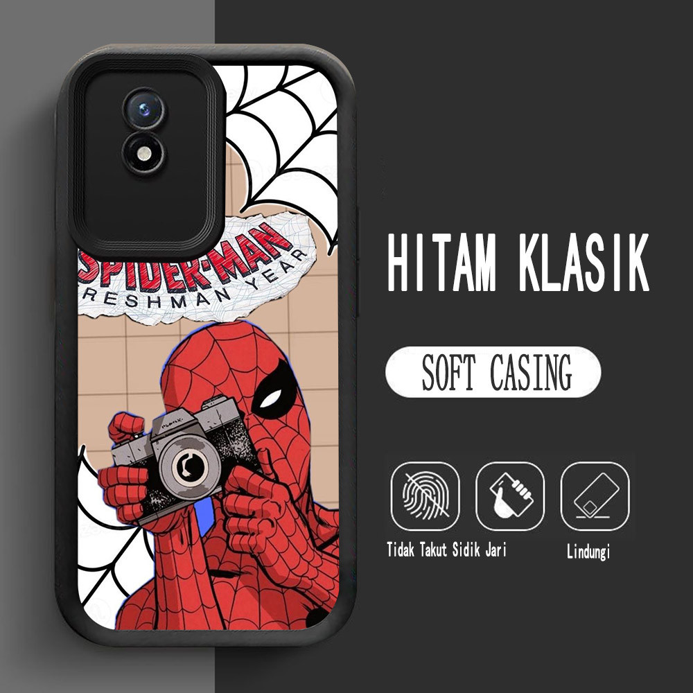 เคสสําหรับ VIVO Y02 Y02t Y02a V30 Pro V30E 5G Soft L-14 Spider-Man