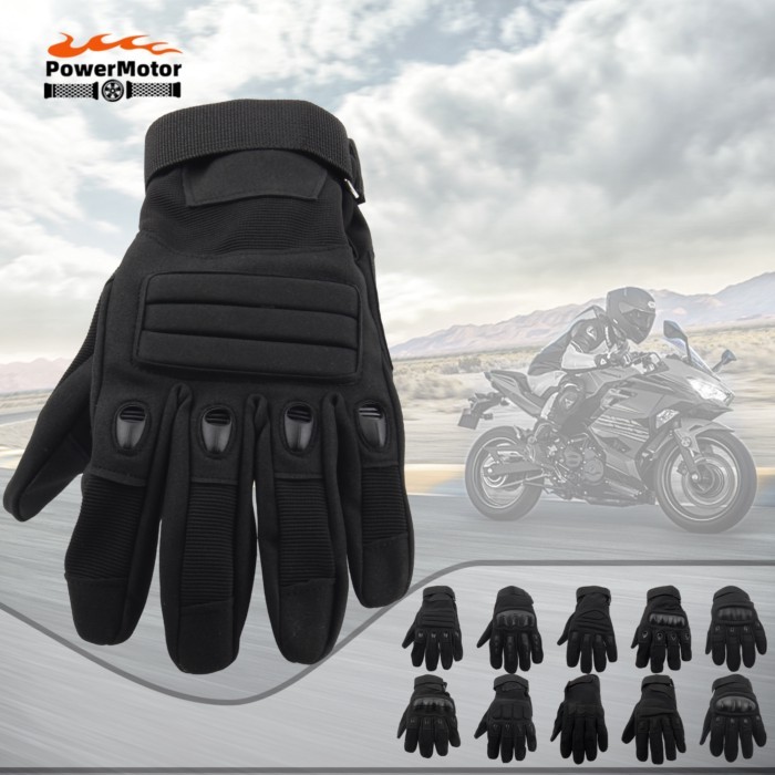 Outdoors Motorcycle Dirt Bike Black Gloves Men Women Touch Screen Tactical Gloves Riding Gloves Bre