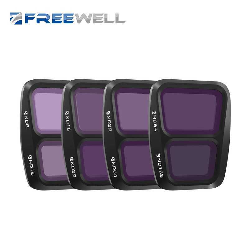 ▥ Freewell ND แยกชุดกรองสำหรับ DJI AIR 3 Nd8 / Nd16 / Nd32 / Nd64 และ Nd128 กรอง