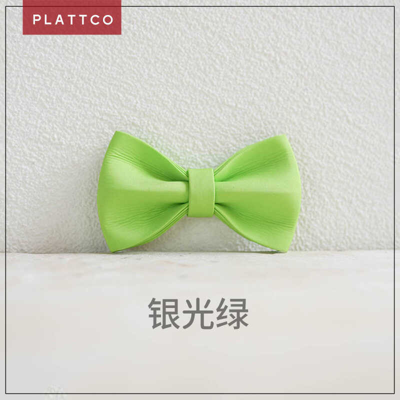 PLATTCO Supply อุปกรณ์สัตว์เลี้ยงโฮมเมดคอปก Bowknot PBT365