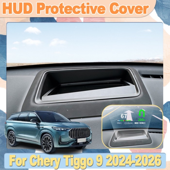 Car HUD Display For Chery Tiggo 9 Accessories 8 L Fulwin T9 2024~2026 Car HUD Head Display Protecti