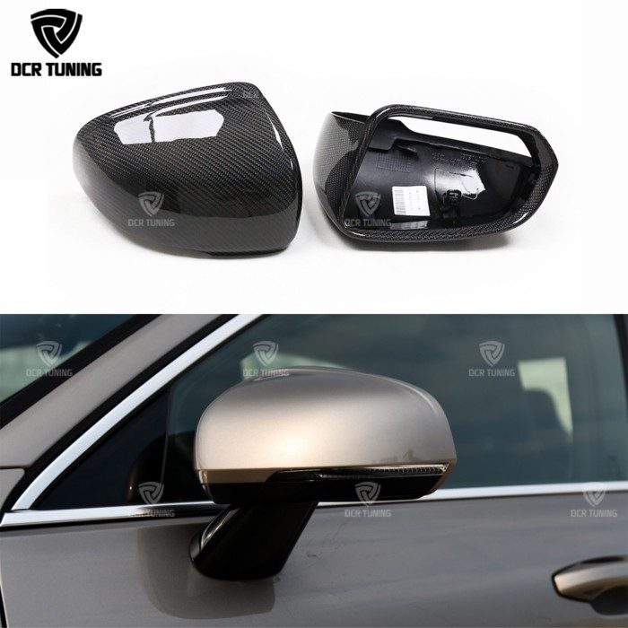 Fit For Volvo S90 V90 V60 S60 2018 2020 2023 Real Carbon Fiber Mirror Cover Replacement Style RearV