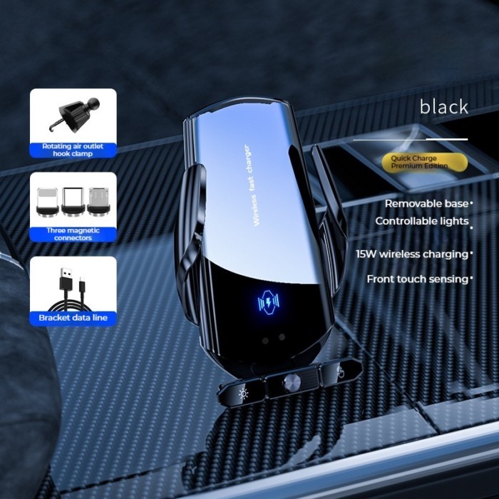 Car Supplies Magnetic Car Phone Holder Wireless Charger Mobile Phone Holder Car GPS Support Mobile
