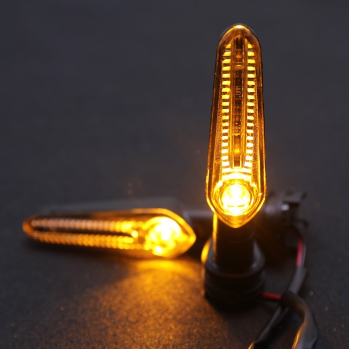 Motorcycle Flashing Directional Flasher LED Turn Signal Light For Yamaha FZS FZ16 FZ-6S FZ-6S FAZER