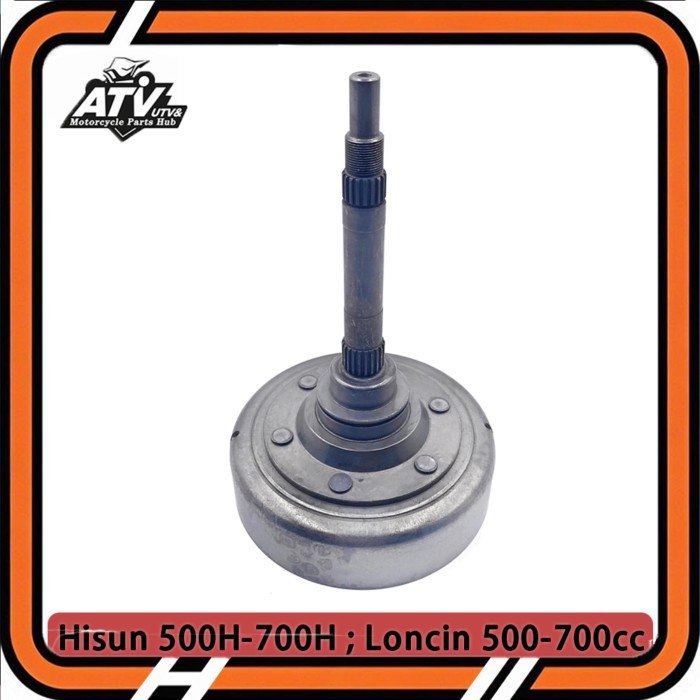 HISUN 500 700 ATV UTV Clutch Cover Shaft Drum Housing 2114A-004000-0000 P0040002114A0000 21210-004-