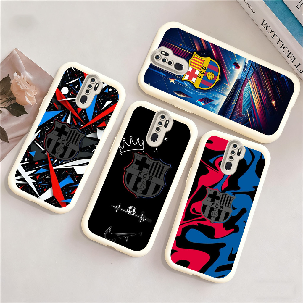 DN10 FC Barcelona Hp ชุบปลอกสําหรับ Realme Reno Narzo C25Y A15s C12 C11 A16K A15 20 C21 C20 C25S C21