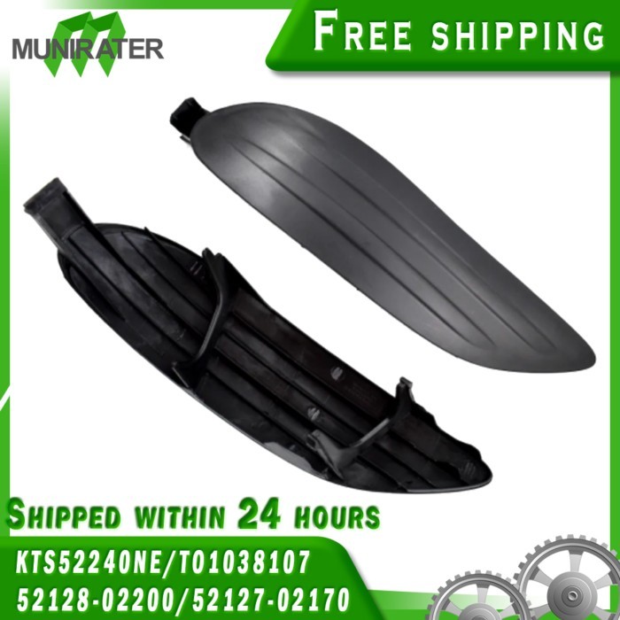 Pair Bumper Fog Light Lamps Cover Insert For 2005-08 Toyota Corolla Left + Right