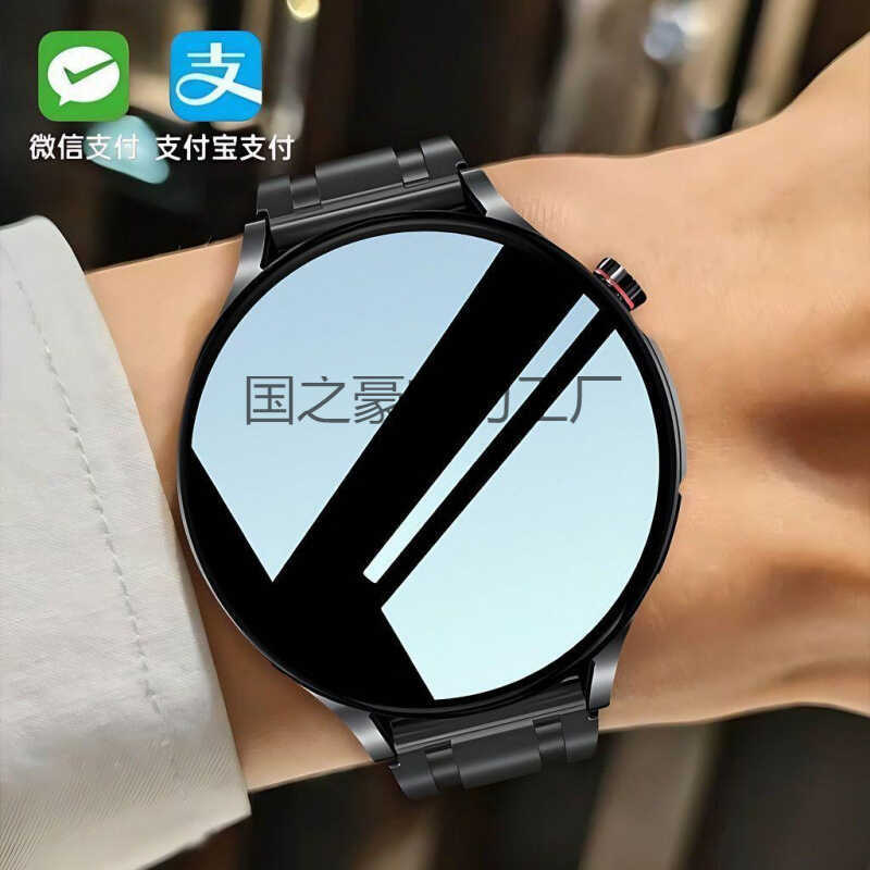 Huaqiangbei GT4 WeChat Alipay สมาร์ทวอทช์ Huaqiangbei กีฬาความดันโลหิต Alipay NFC เพลงการตรวจจับสุขภ