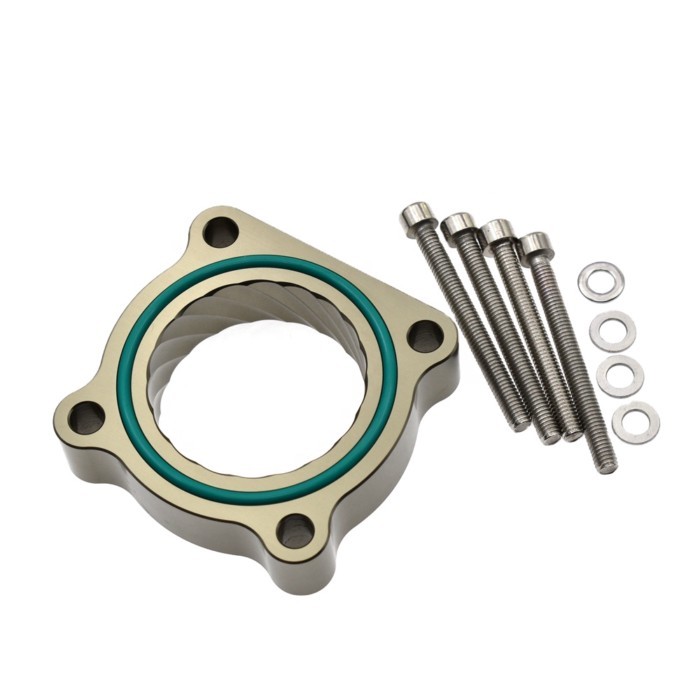 58mm Aluminum Throttle Body Spacer For Honda Fit GK5 GR9 Civic FC1 FK7 Accord Jade CR-V L15 Engine