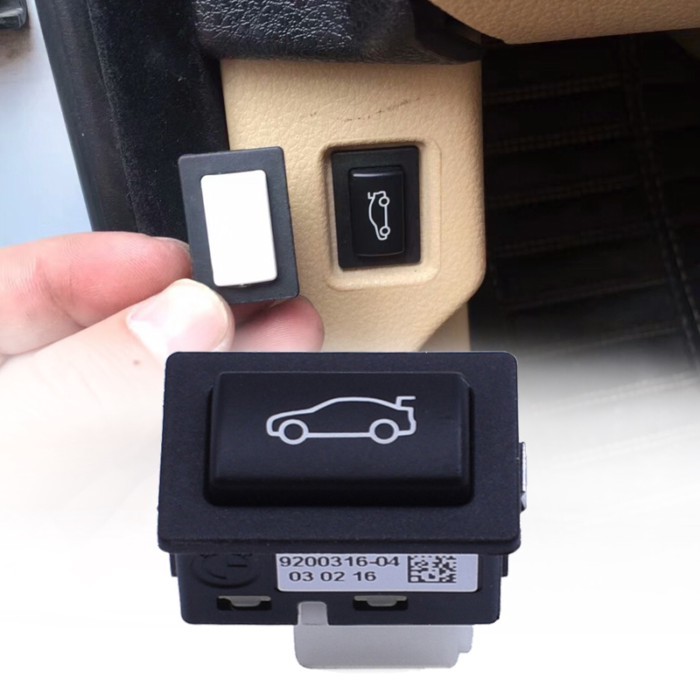 Car Tail Trunk Cover Opening Switch Button Replacement For BMW 1 2 3 4 5 6 7 X1 X3 Z4  E81 F22 E90