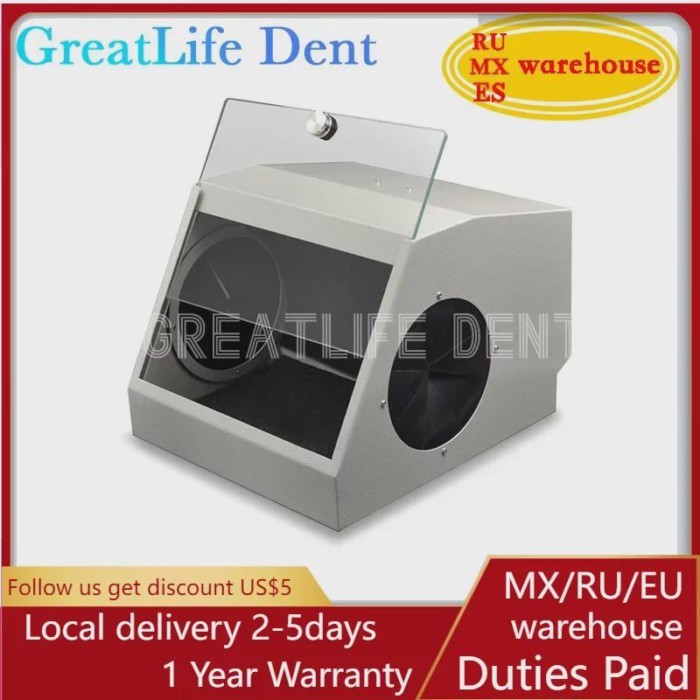 GreatLife Dent Lab Dental Equipment Clinic Dust Collector Vacuum Extractor Dental Lab Dust Trimming