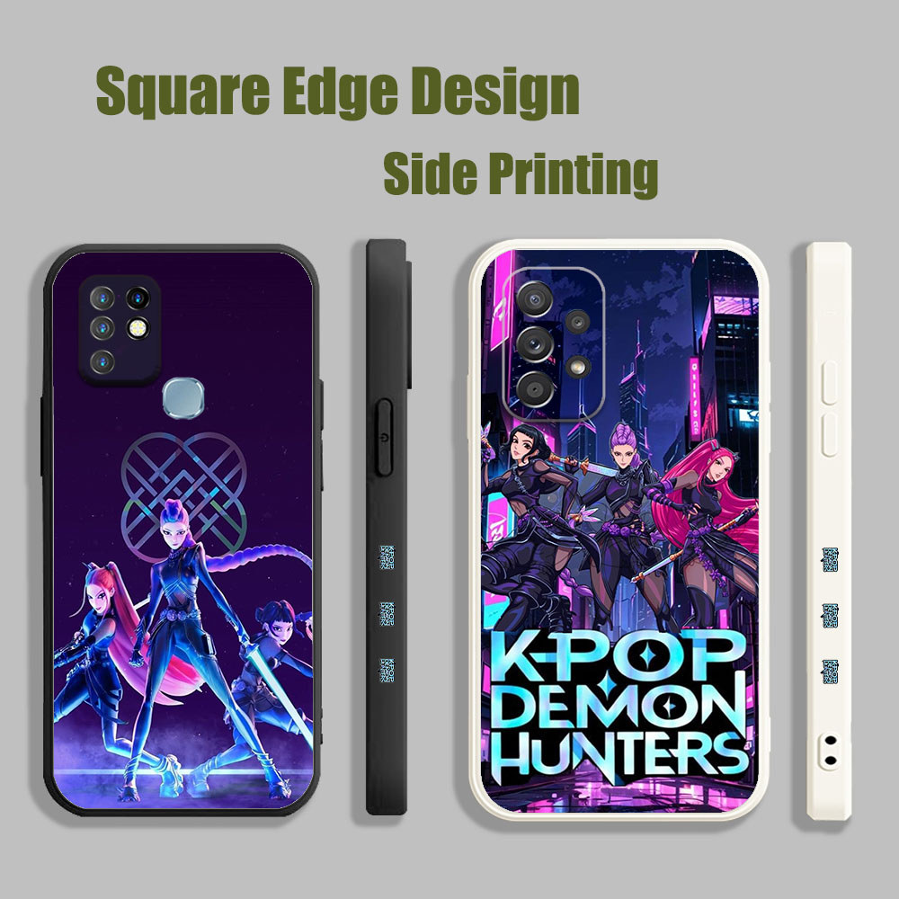 ปลอกสําหรับ Vivo Y91/Y93/Y91i/Y95 Y91C Y15A Y15S Y53 V11i Z3i S1 V21e Y76 Kpop Demon Hunters วาด ZJQ
