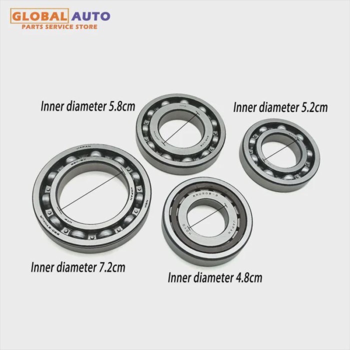 New JF011E RE0F10A  F1CJ Transmission CVT Pulley Bearing Kit 4 cylinder 4 pcs/kit for Sprocket Whee