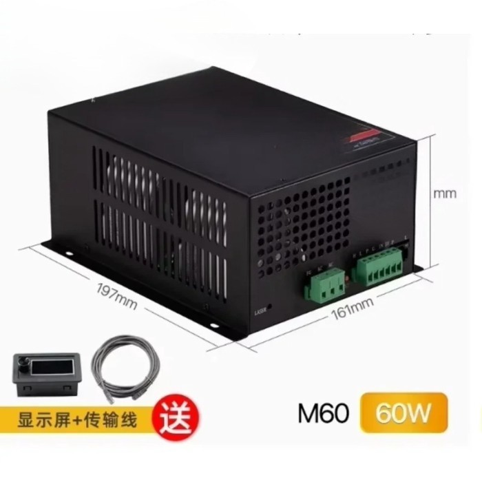 Cloudray 60W CO2 Laser Power Supply 115V/230V for CO2 Laser Engraving Cutting Machine M60 category