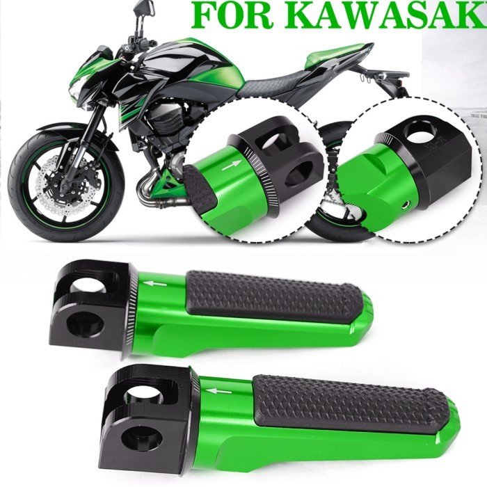 Motorcycle Front Footrests Foot pegs For Kawasaki Z800 Z1000 ZX6R ZX10R Z800E Z1000R Z 800 1000 ZX-