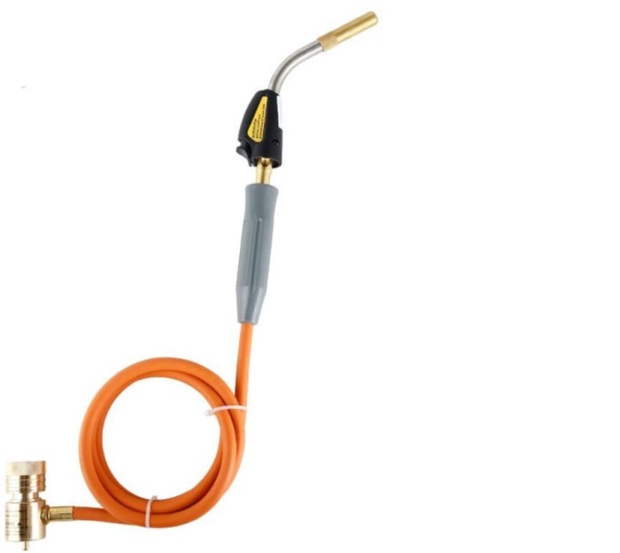 Mapp Torch Gas Welding Torch Self Ignition 1.5m(5ft) Hose Gas Brazing Burner Soldering Quenching BB