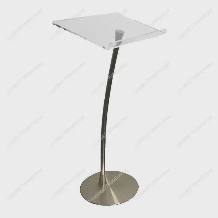Church   Podium Stand Lectern for Restaurants, Wedding, Office and Classroom Acrylic Lectern Podium