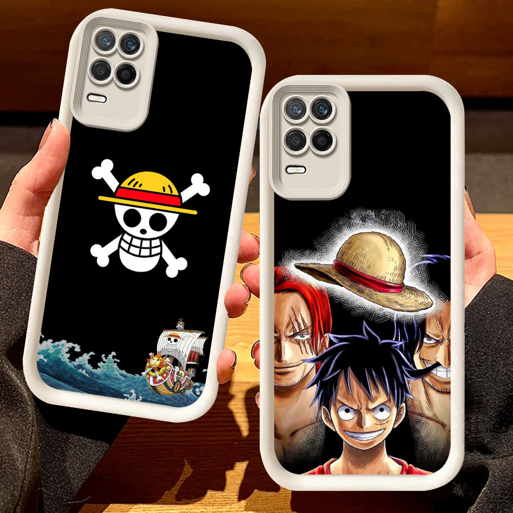 G-75 One Piece Casing สําหรับ Realme 8S 8 Pro 5G สีดําและสีขาว