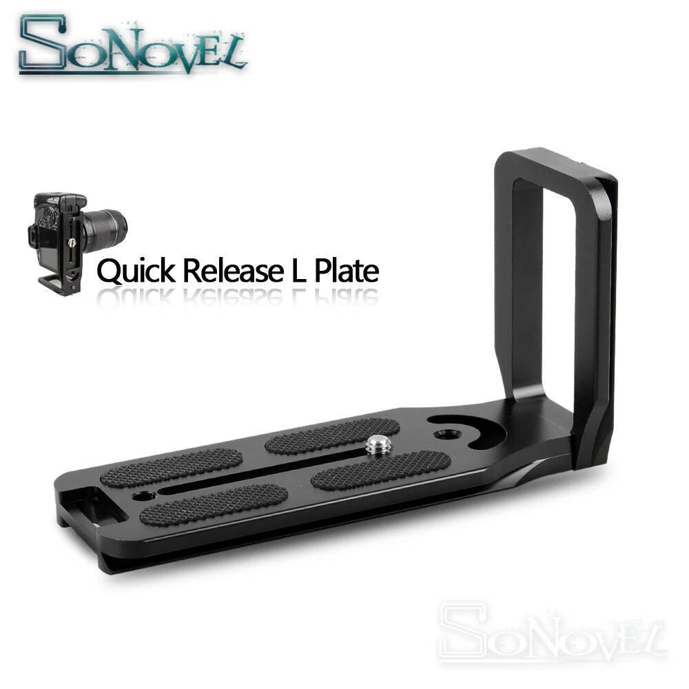 รุ่นขยาย 130 มม. Quick Release แผ่น L Bracket Grip สําหรับ Nikon D7500 D7200 D5600 D5300 D3400 D850 