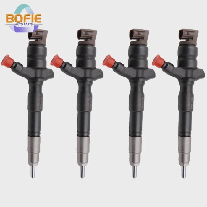 1PCS/4PCS Diesel Fuel Injector for TOYOTA 1VD-FTV Land Cruiser OEM  23670-51070 23670-59055 095000-