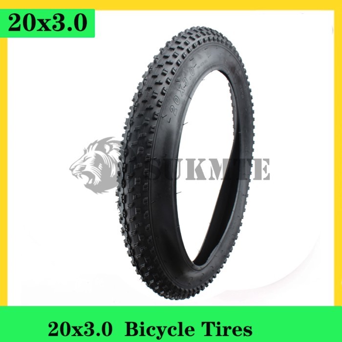 Bike Fat Tire 20x3.0 E-Bike Motorcycle 20inch 20x3.0 Fat Tyre Tube Cycling Replacement Parts