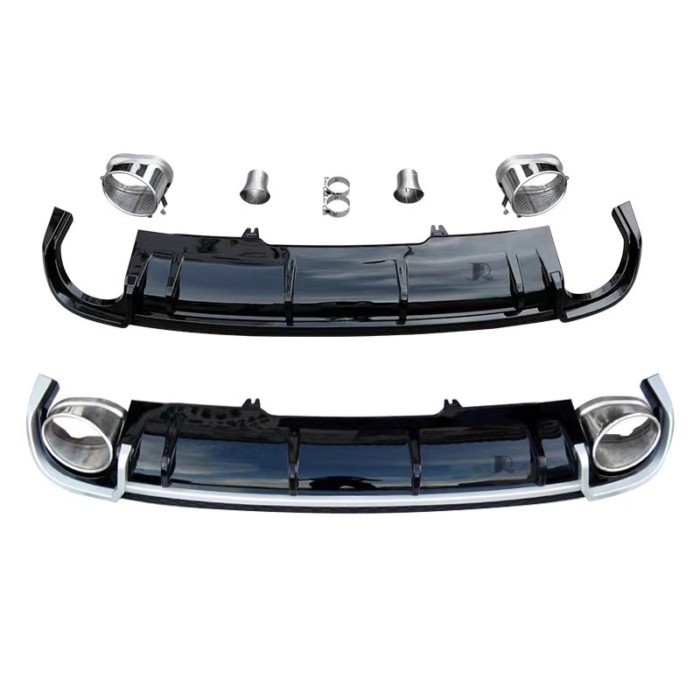 A4B9 RS4 Diffuser Rear Bumper Diffuser For Audi A4 B9 RS4 Normal 2016 2018 2019