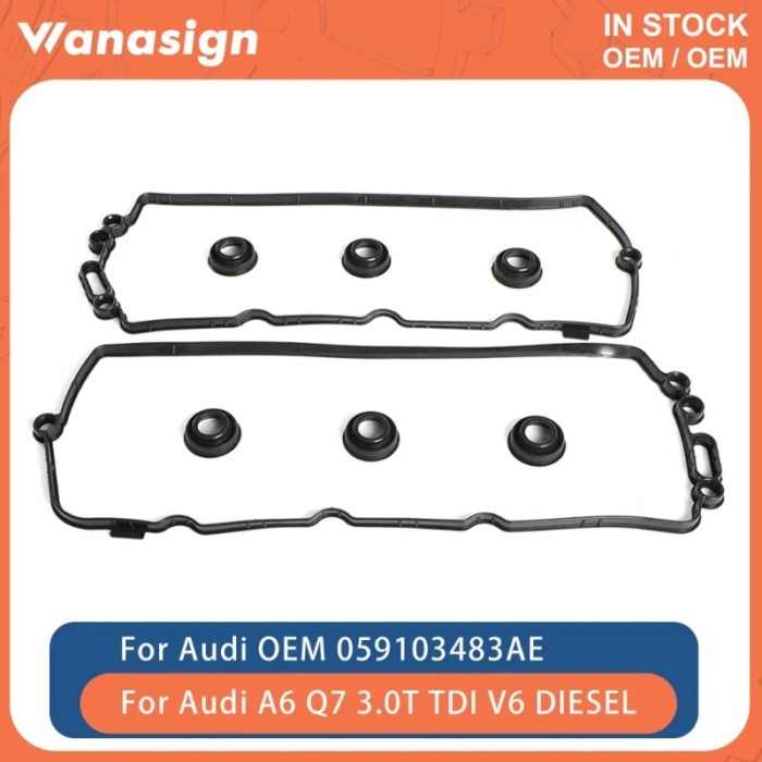 Engine Valve Cover Gasket Set Fit 3.0 L T For Audi VW A5 Q7 Q8 A4 B9 A6 C7 VW Touareg CRTC 3.0T V6