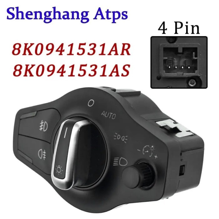 HeadLight Switch Dimmer Control Fog Lamps For Audi A4 S4 A5 S5 Q5 2009-18 8K0941531AR 8K0 941 531 A