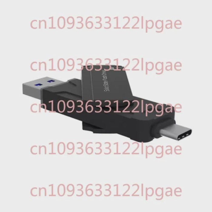 SE D Dual Interface 512GB Solid State U Disk TYPE-C Win To Go USB3.1 Metal Rotary Housing