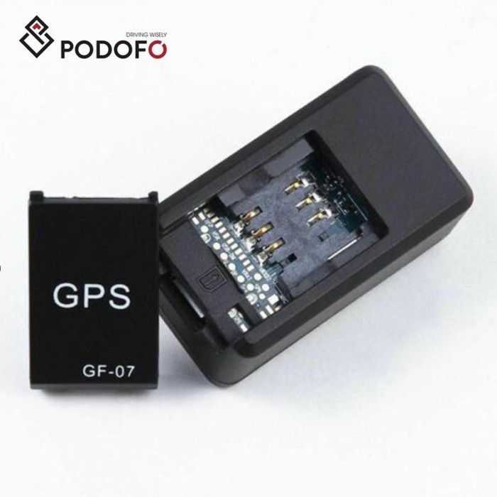 Podofo Mini GF-07 GPS Long Magnetic SOS PAD Tracking Device for Vehicle /Car/ Personal Tracking Loc