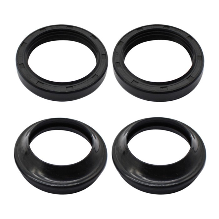 Cyleto37x49x8/11 Motorcycle Front Fork Damper Oil Dust Seal for Honda VT500 VT500C VT 500 Shadow 85