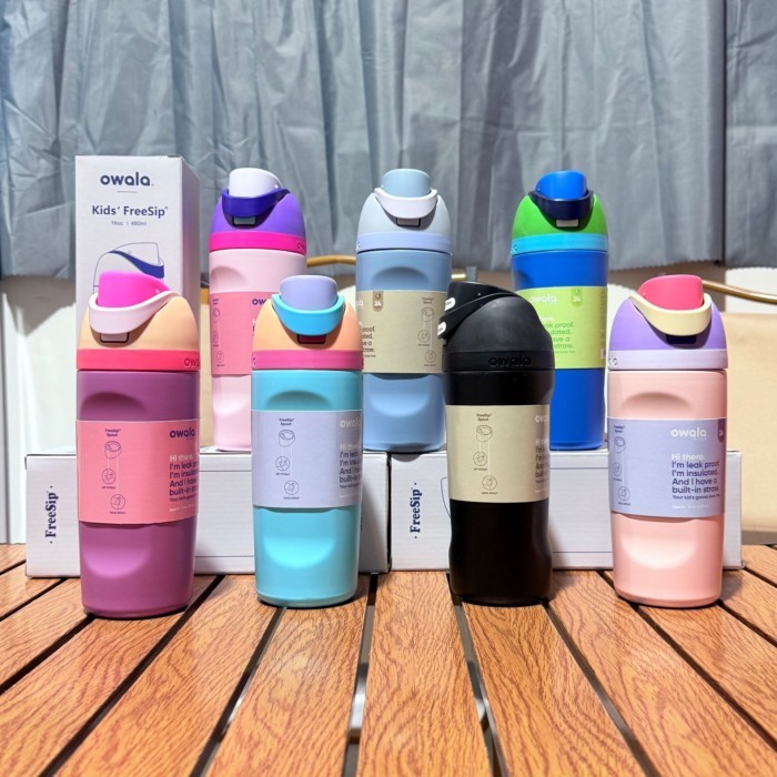 สินค้าใหม่ Owara ถ้วยผลไม้สไตล์เดียวกันเด็ก 16oz ถ้วยเก็บความร้อนถ้วยน้ําสองชั้นในครัวเรือน