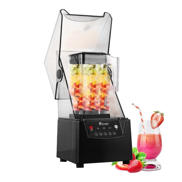 Smoothie Machine Commercial Hood Soundproof Cooking Machine Silent Mixer Milk Tea Shop Smoothie Cru