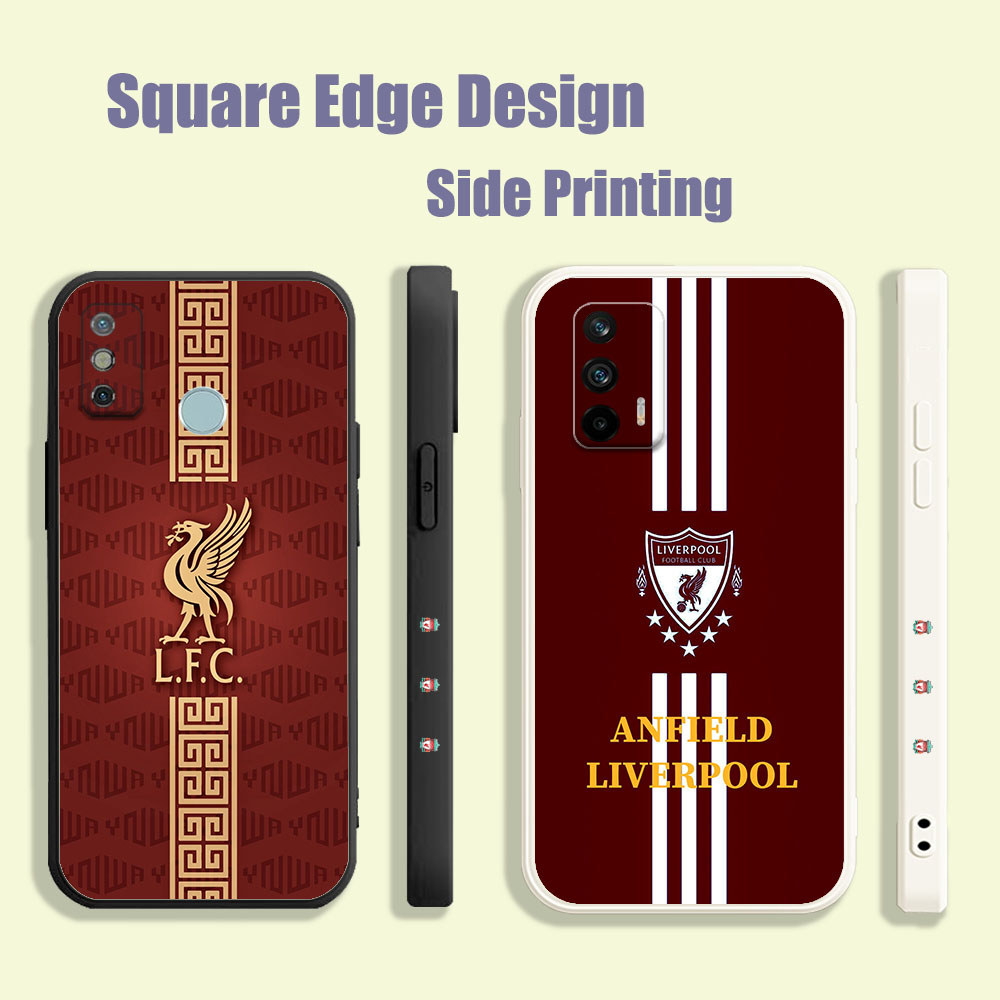 ปลอกสําหรับ Huawei Y9 Y9 Prime Y6 Y6s Y6 Prime P40 Lite P30 Nova Y70 Liverpool Fc โลโก้ศิลปะสีดํานกส