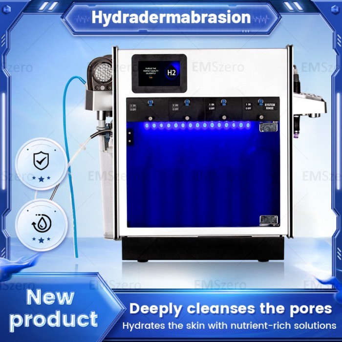 Multifunction Oxygen Hydra Skin Care Machine Dermabrasion Facial Cleaning Rejuvenation Blackhead Re