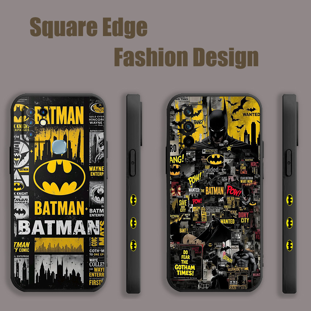 เคสสําหรับ iPhone 17 PRO MAX 17 AIR Batman Moive Aesthetics TFZ18 เคสโทรศัพท์ขอบสี่เหลี่ยม