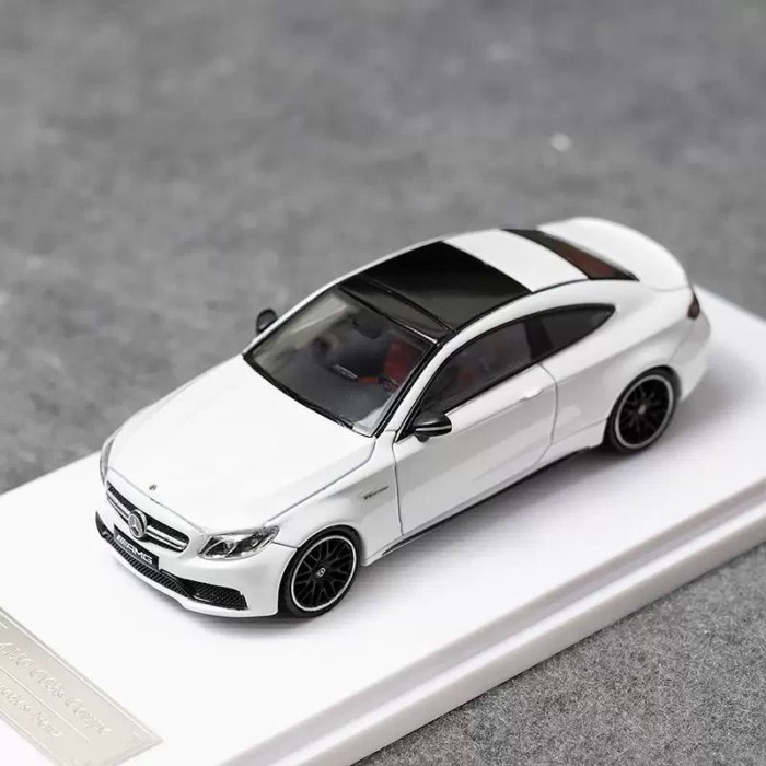 พร้อมสต็อก Howie รุ่น 1: 64 Mercedes-Benz C63s Coupe Coupe โมเดลรถอัลลอย