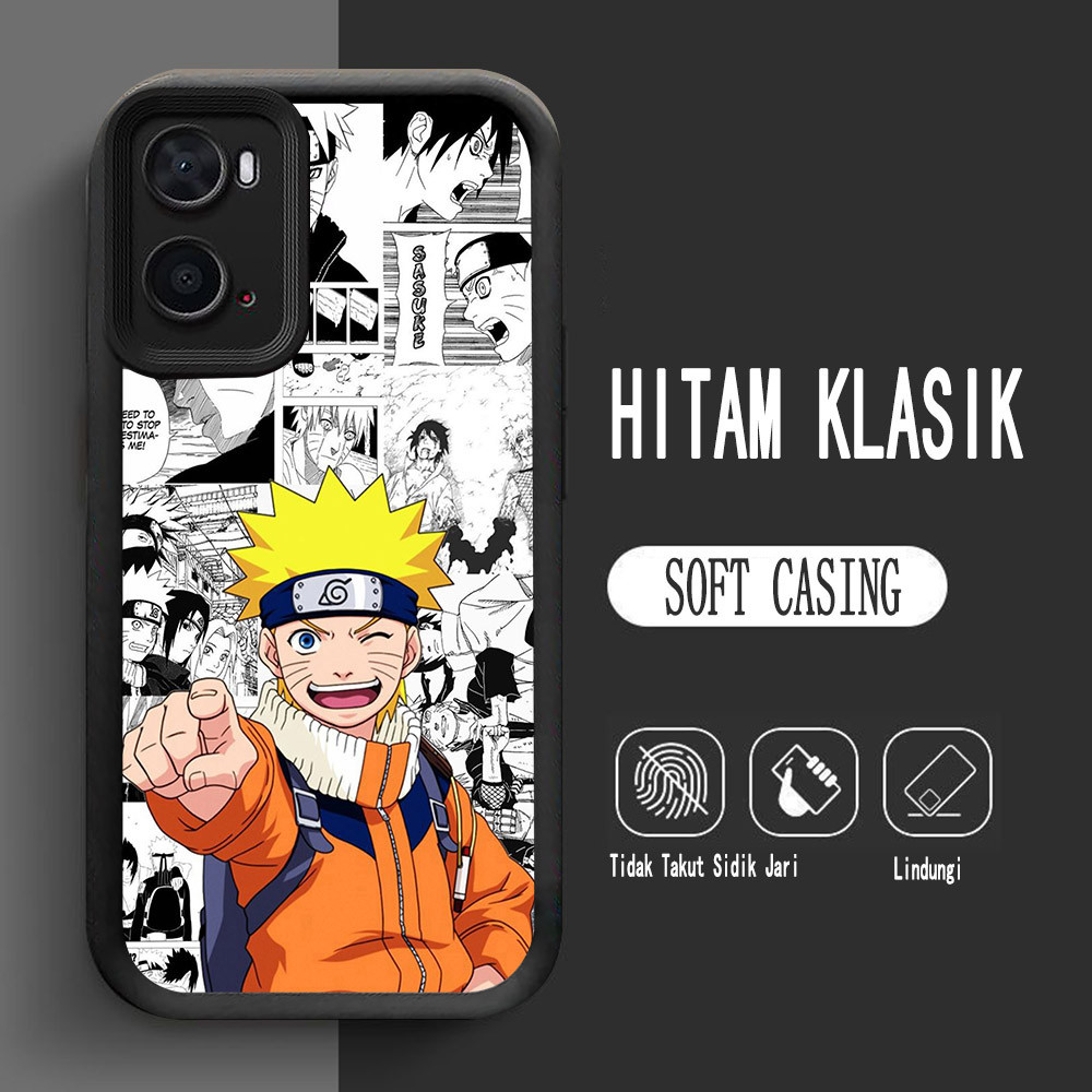 เคสสําหรับ OPPO A76 A96 A77s A57e A77 A36 A57 A57s Soft L-20 Naruto