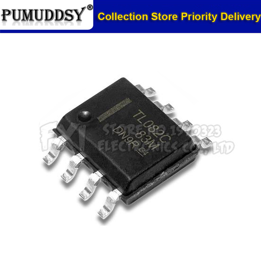 100 ชิ้น TL082CDR SOP8 TL082C SOP TL082 SMD